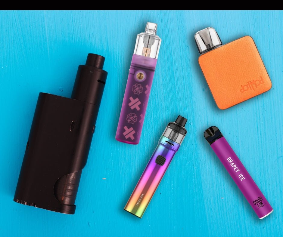 Explorando el Mundo del Vapeo: Comprendiendo Vapes Desechables, Recargables, Pods Abiertos, Pods Cerrados, Kits Intermedios y Avanzados - DIY Vape Shop
