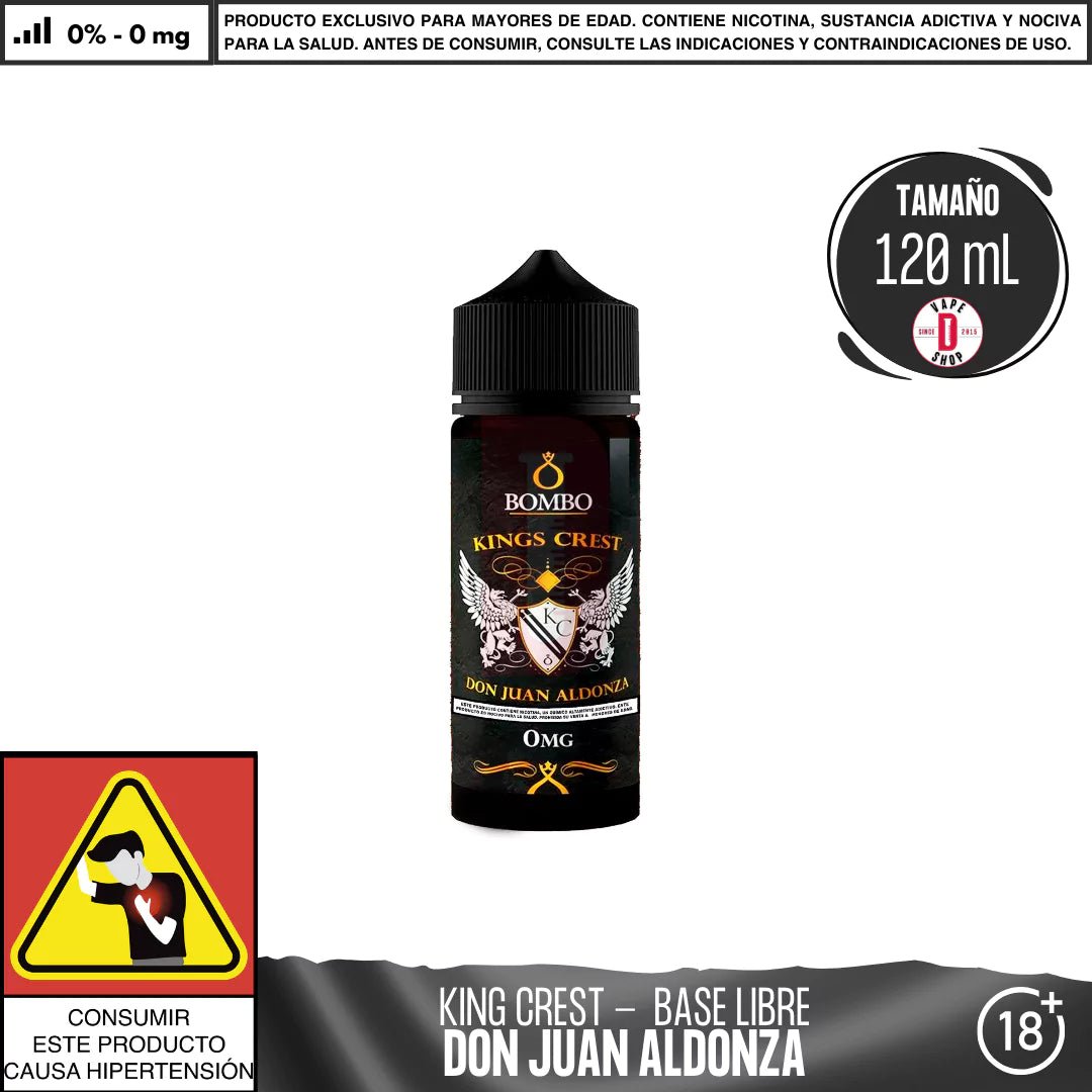 Don Juan Aldonza - Eliquid - King's Crest | BL - KK - DJA - 00