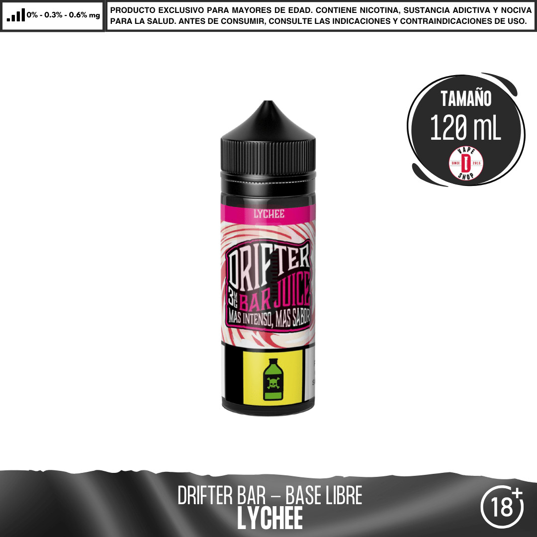 Drifter Bar Lychee - Eliquid - Juice Sauz | BL-JUS-DRB-LYC-00