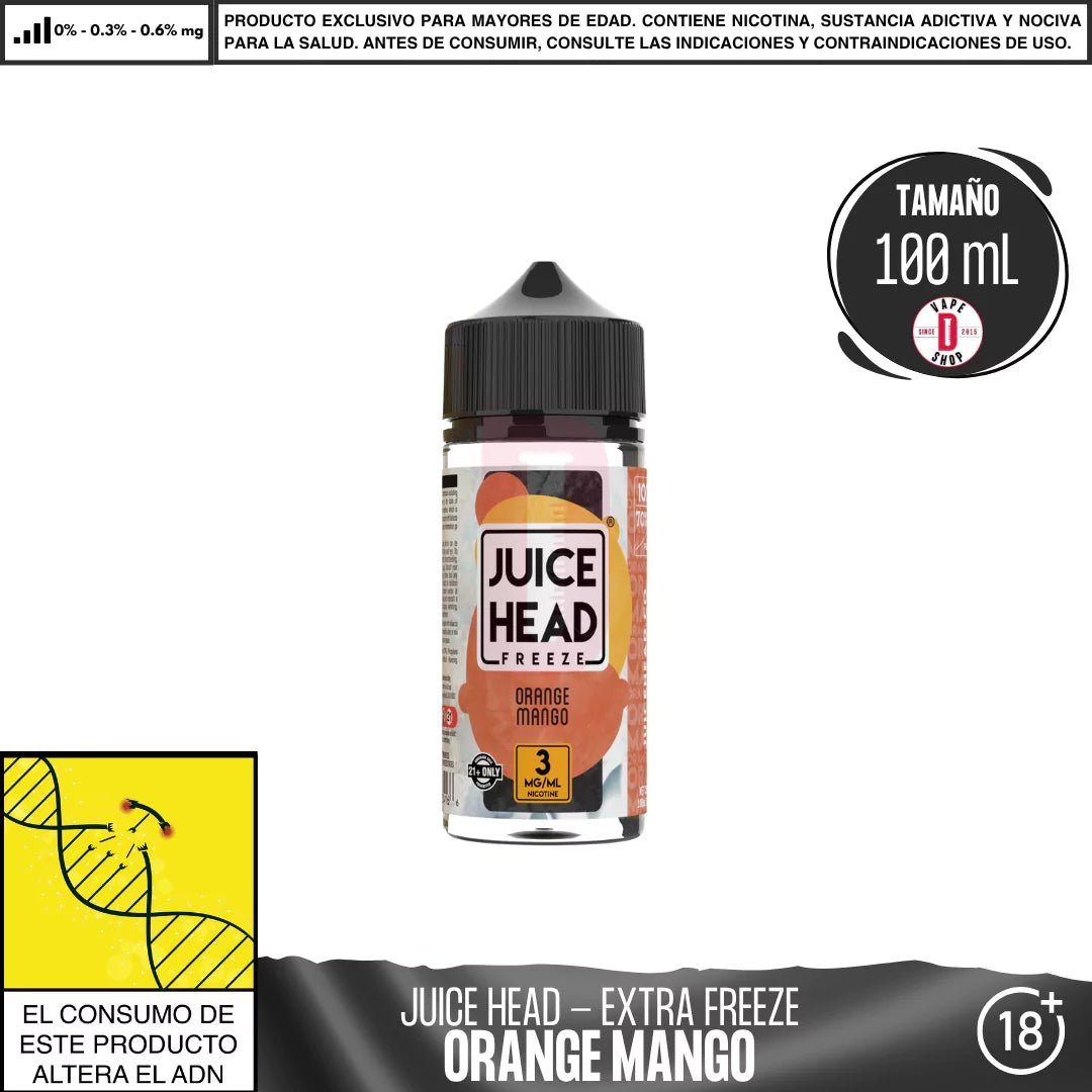 Orange Mango Extra Freeze - Eliquid - Juice Head | BL - JH - OMF - 00