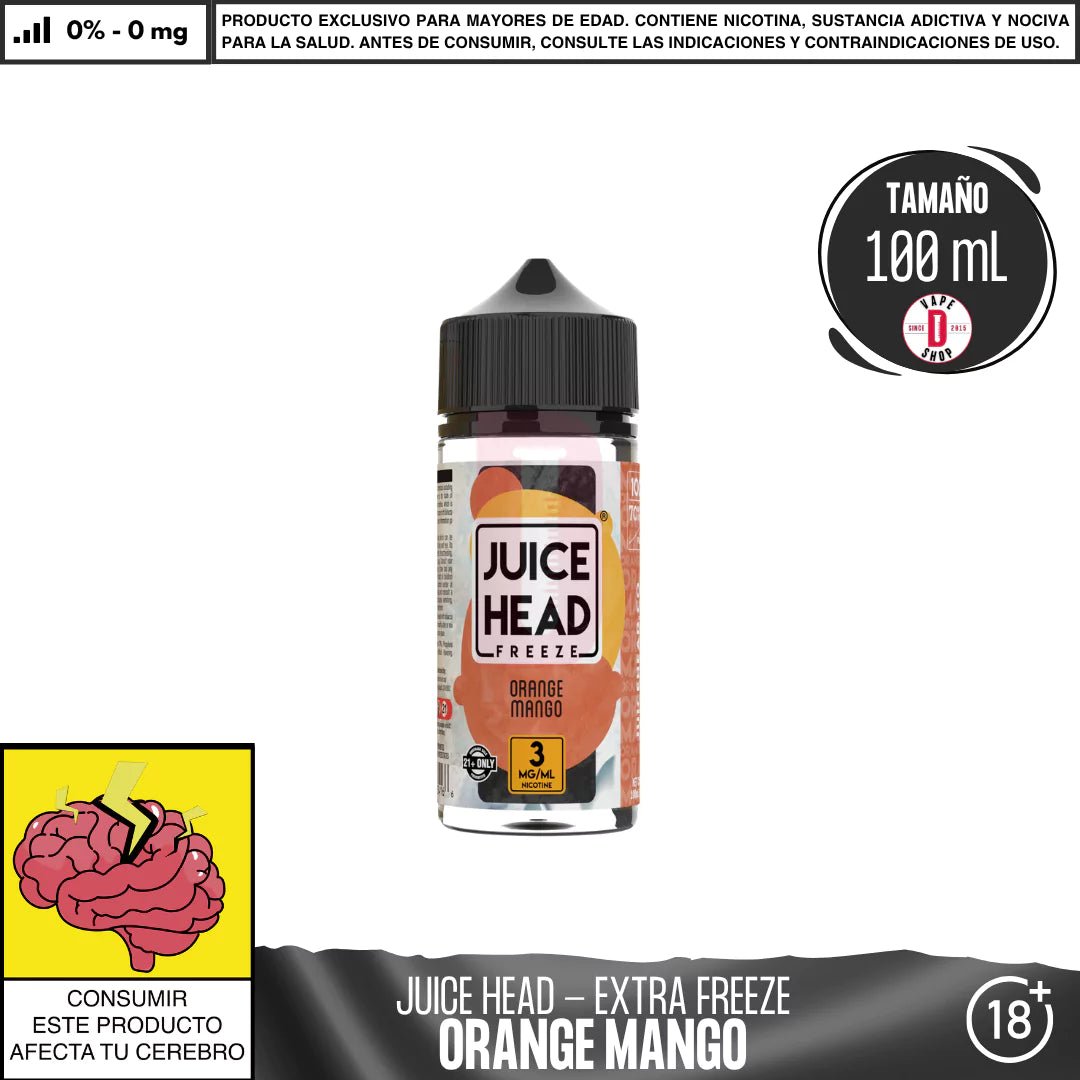 Orange Mango Extra Freeze - Eliquid - Juice Head | BL - JH - OMF - 00