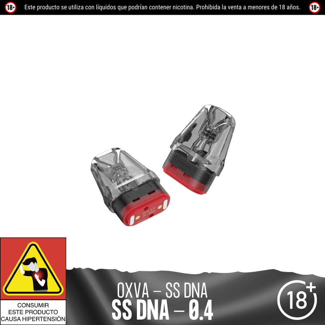 Oxva - Resistencias Xlim SS DNA - Resistencias Comerciales - Oxva | RC - OXVA - XLIMSS - 0.4U