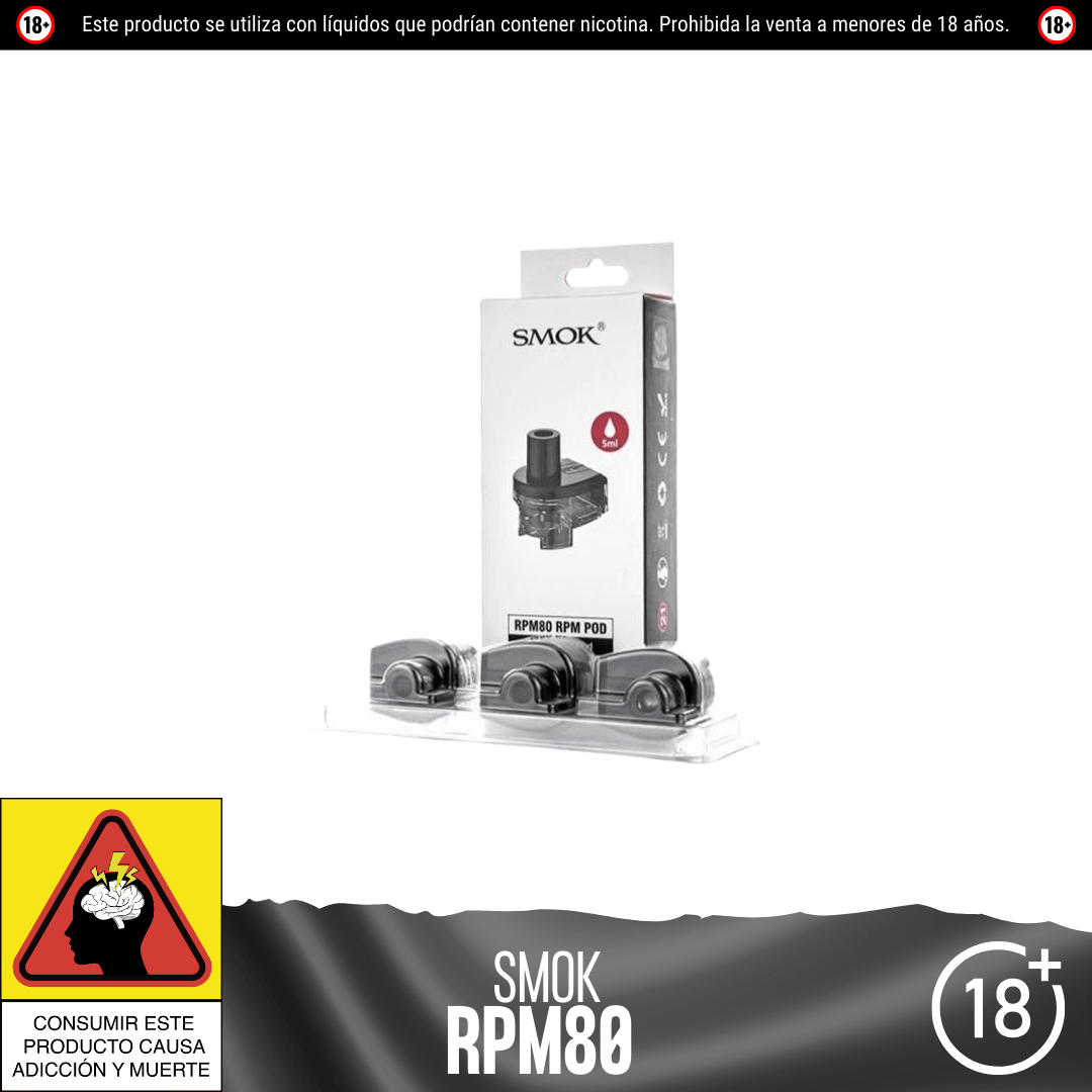 Smok Rpm80 Replacement Pods SMOK RPM80 RPM/RGC Replacement Pods Gourmet E-Liquid Smok Rpm80 Replacement Pods SMOK RPM80 RPM/RGC Replacement Pods Gourmet E-Liquid