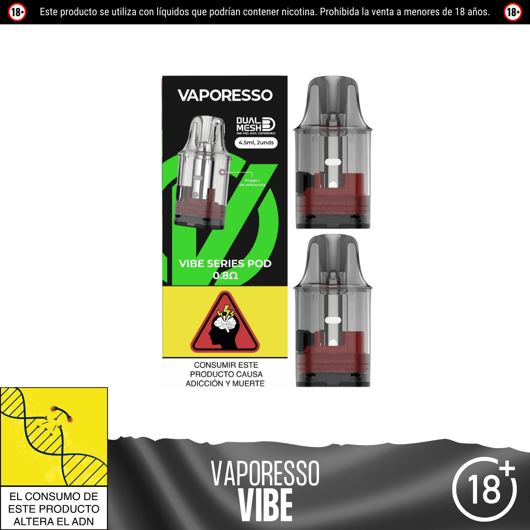 Vaporesso Vibe Se Resistenza Vaporesso - Pods para VIBE y VIBE SE VIBE SE & VIBE NANO Vaporesso Vibe Se Resistenza Vaporesso - Pods para VIBE y VIBE SE VIBE SE & VIBE NANO