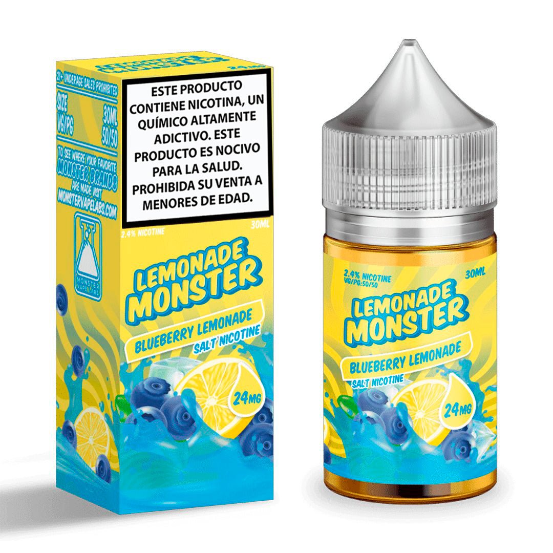 Lemonade Lemonade Salt Nic E-juice 30ml 1 Blueberry Lemonade Lemonade  Monster Salt 30ml - E-Liquids, Vapes & Pod Kits | Disposable Vapes & Nicotine  Salts Monster Blueberry Australia