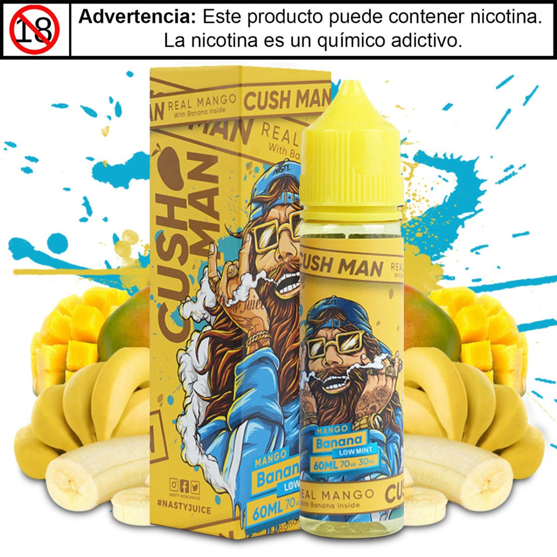 Cushman Mango Banana - Eliquid - Nasty | BL-NJ-CMB-00
