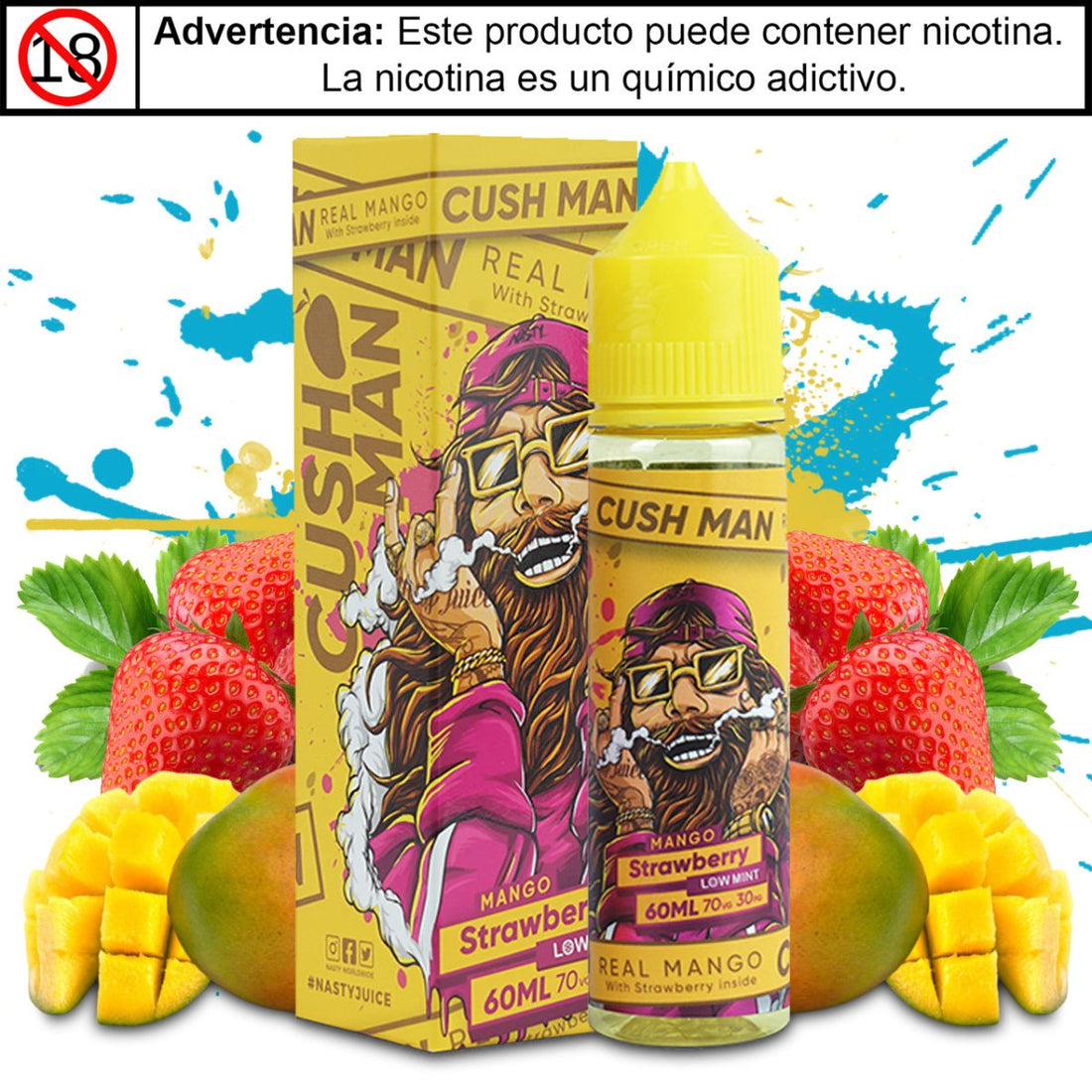 Cushman Mango Strawberry - Eliquid - Nasty | BL-NJ-CMS-00