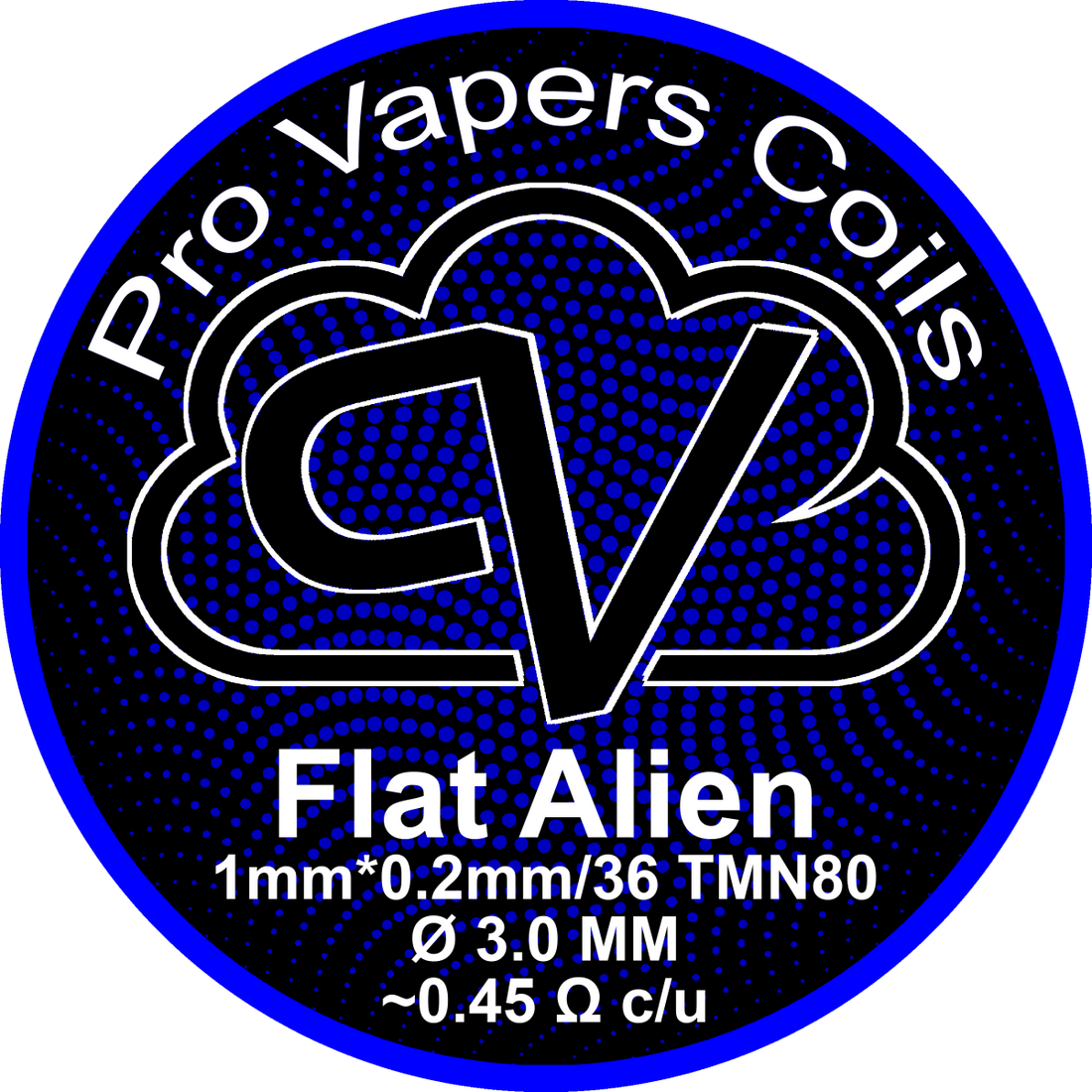 Flat Alien - Resistencias Artesanales - Pro Vapers | RA-PVC-FA-01