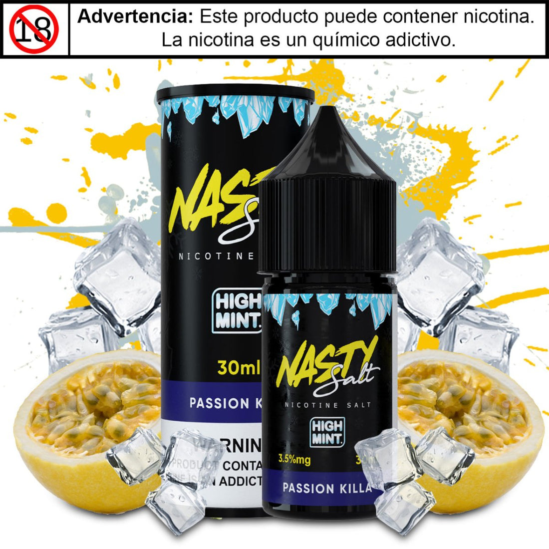 Passion Killa High Mint Salts - Sales de Nicotina - Nasty | SN-NJ-PKHM-35
