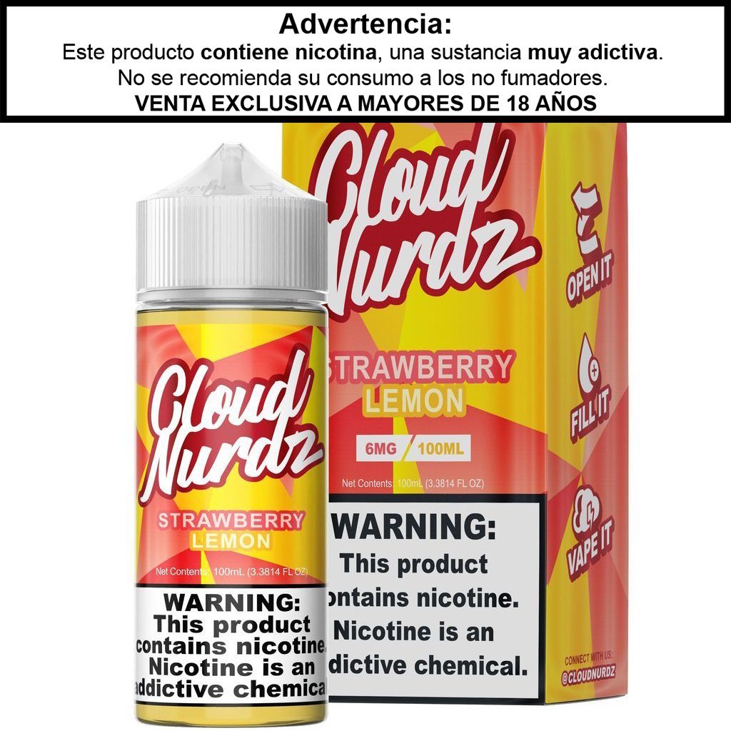Strawberry Lemon - Eliquid - Cloud Nurdz | BL-CLN-SL-03