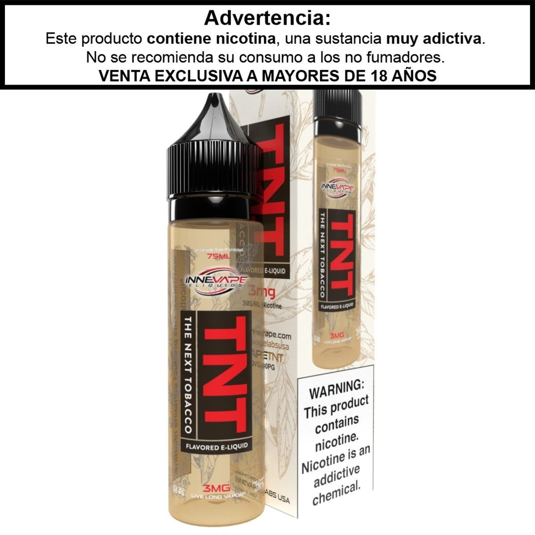 TNT (The Next Tobacco) - Eliquid - Innevape | BL-INN-TNT-00