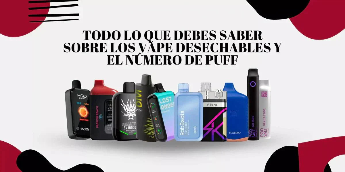 ¿Cuántos Puffs Tiene un Vape Desechable? Guía de Duración y Comparativa - DIY Vape Shop