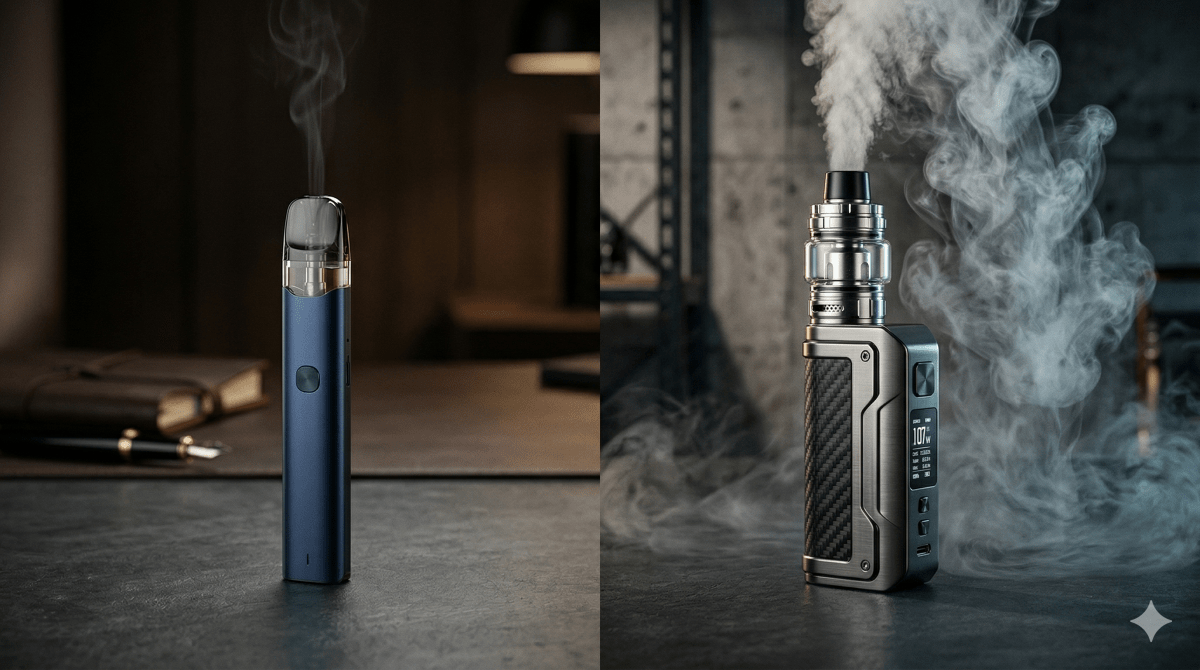 Kit de inicio para vapeo: cómo elegir entre MTL y DTL 2026 - DIY Vape Shop