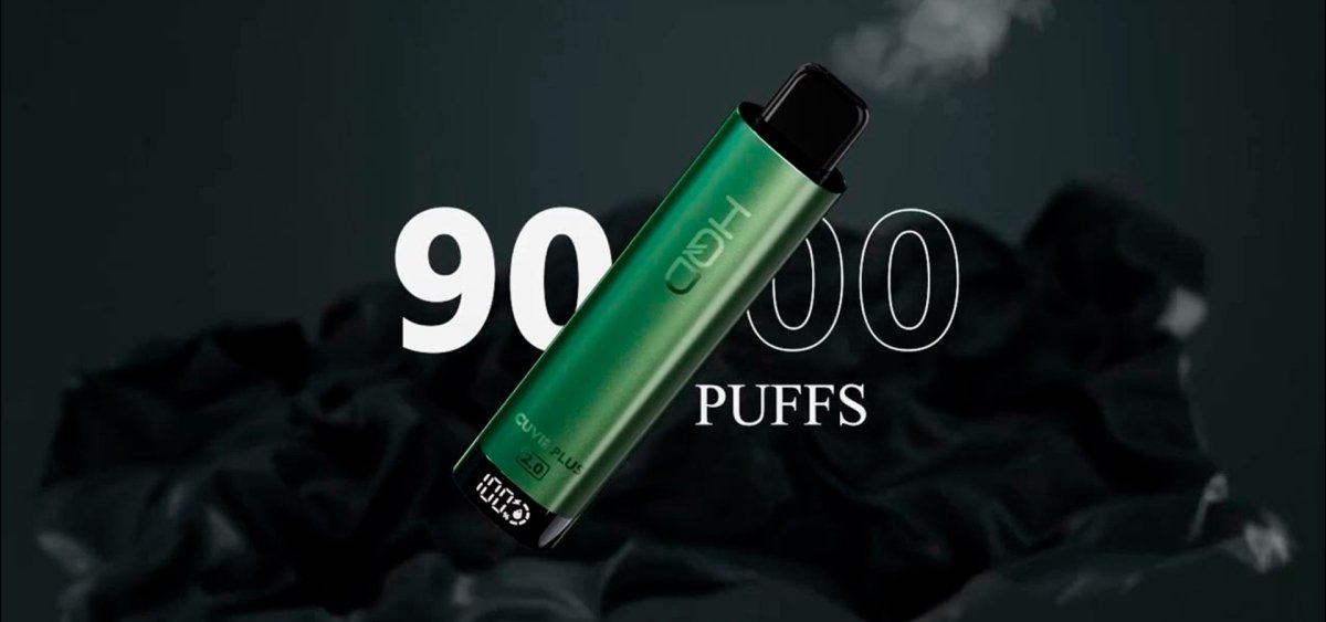 Banner HQD Cuvie Plus 2.0 9000 Puff en DIY Vape Shop 