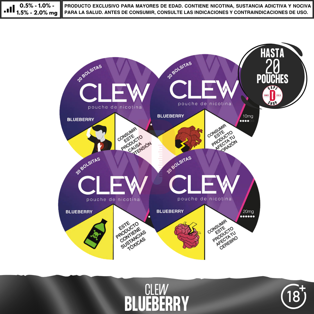 Clew - Bolsas de Nicotina