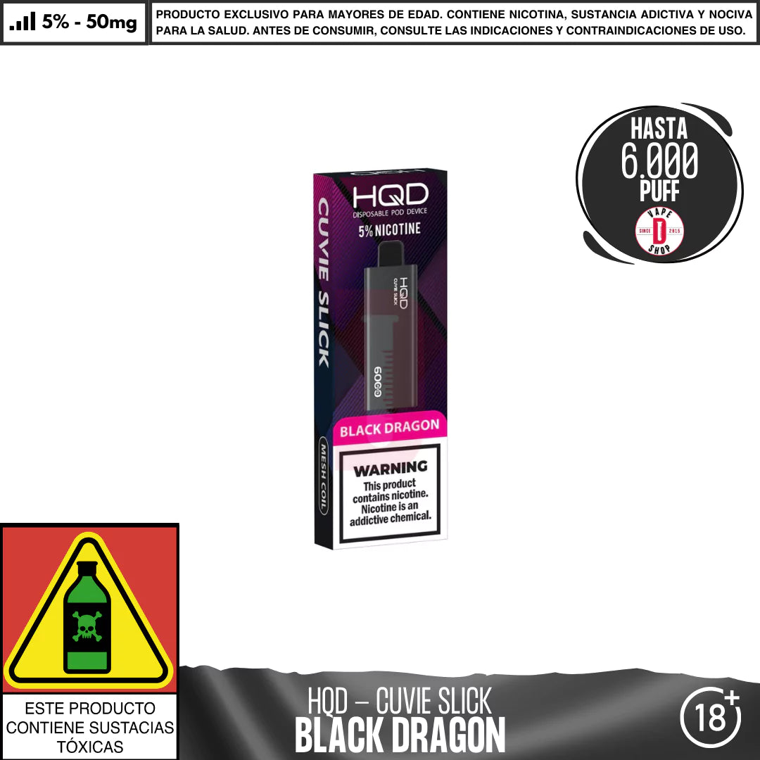HQD - Cuvie Slick 6000 PUFF
