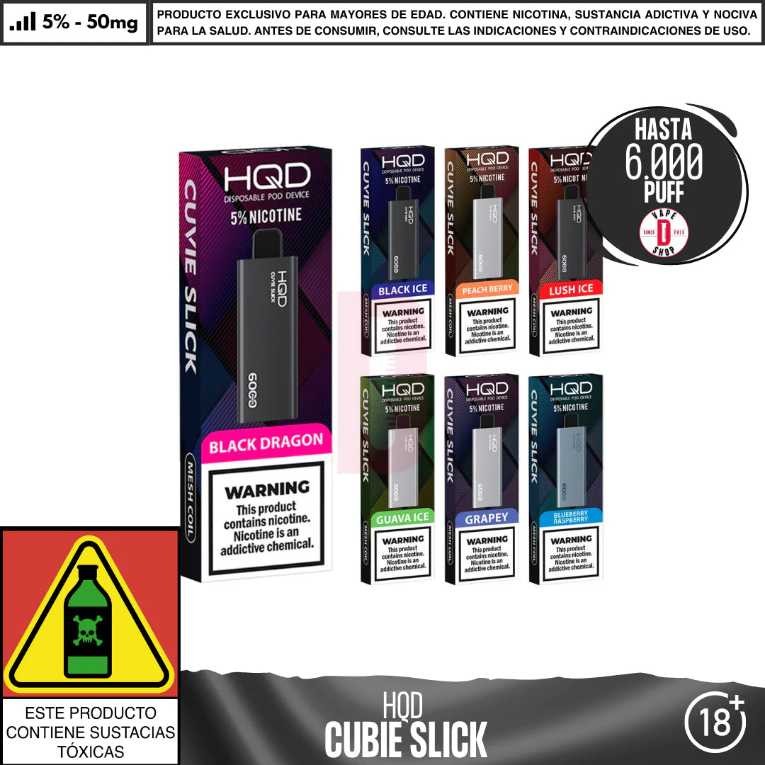 HQD - Cuvie Slick 6000 PUFF