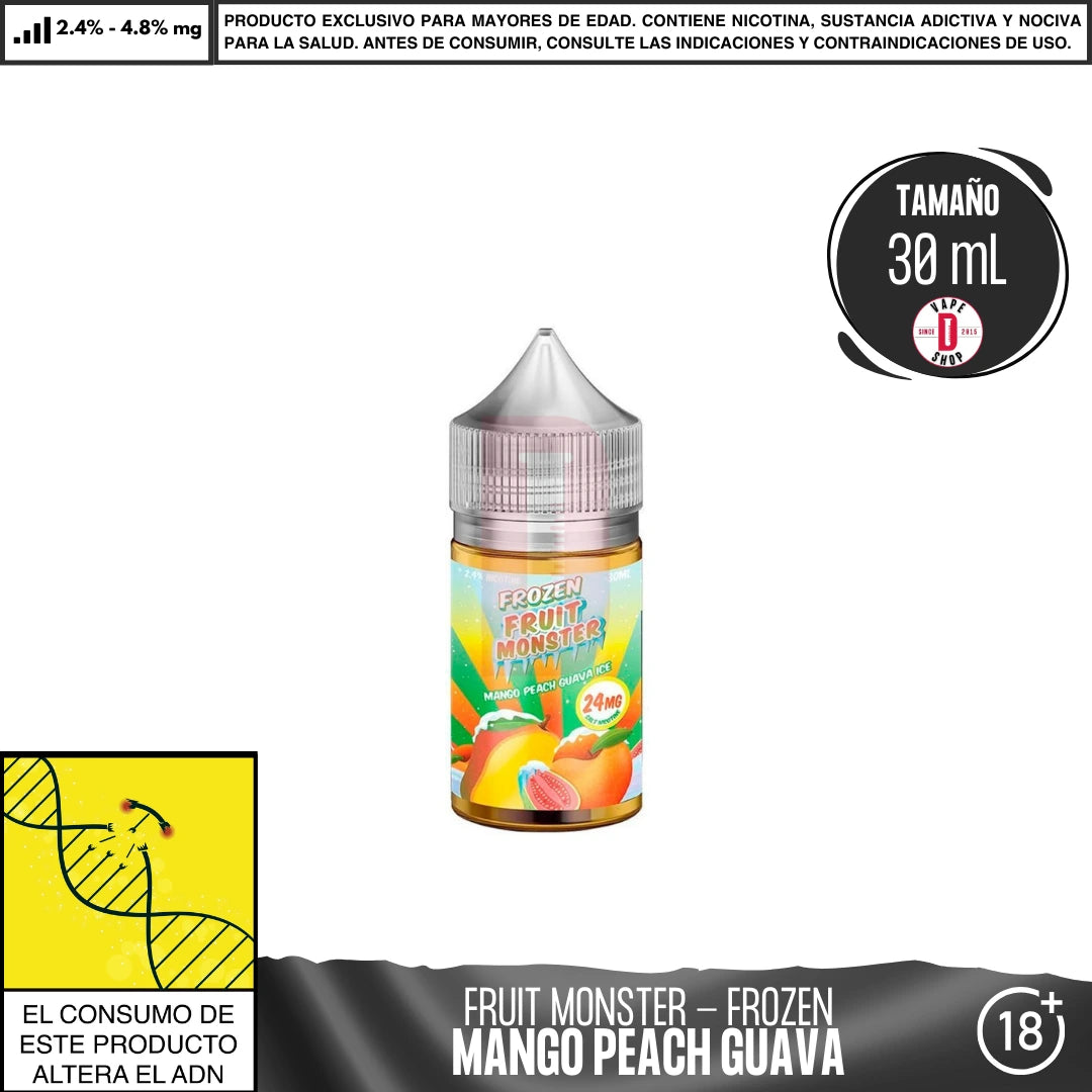 Frozen Fruit Monster Mango Peach Guava Ice Salts