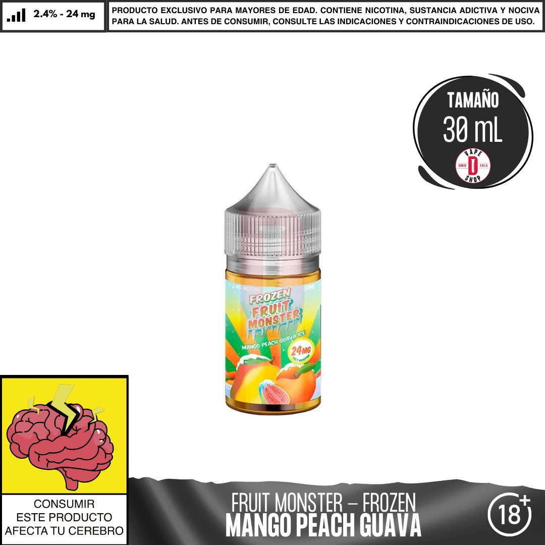 Frozen Fruit Monster Mango Peach Guava Ice Salts