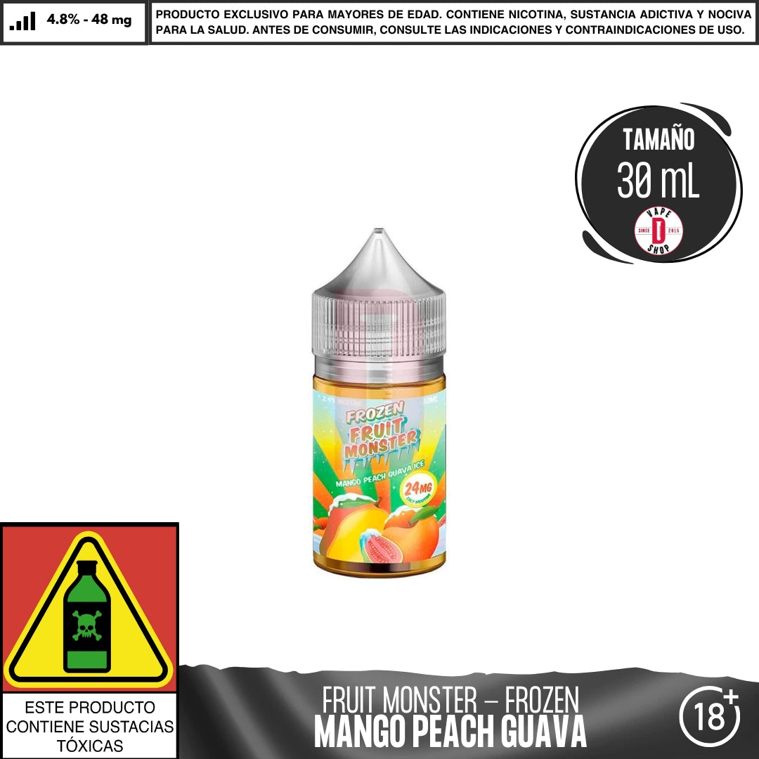 Frozen Fruit Monster Mango Peach Guava Ice Salts