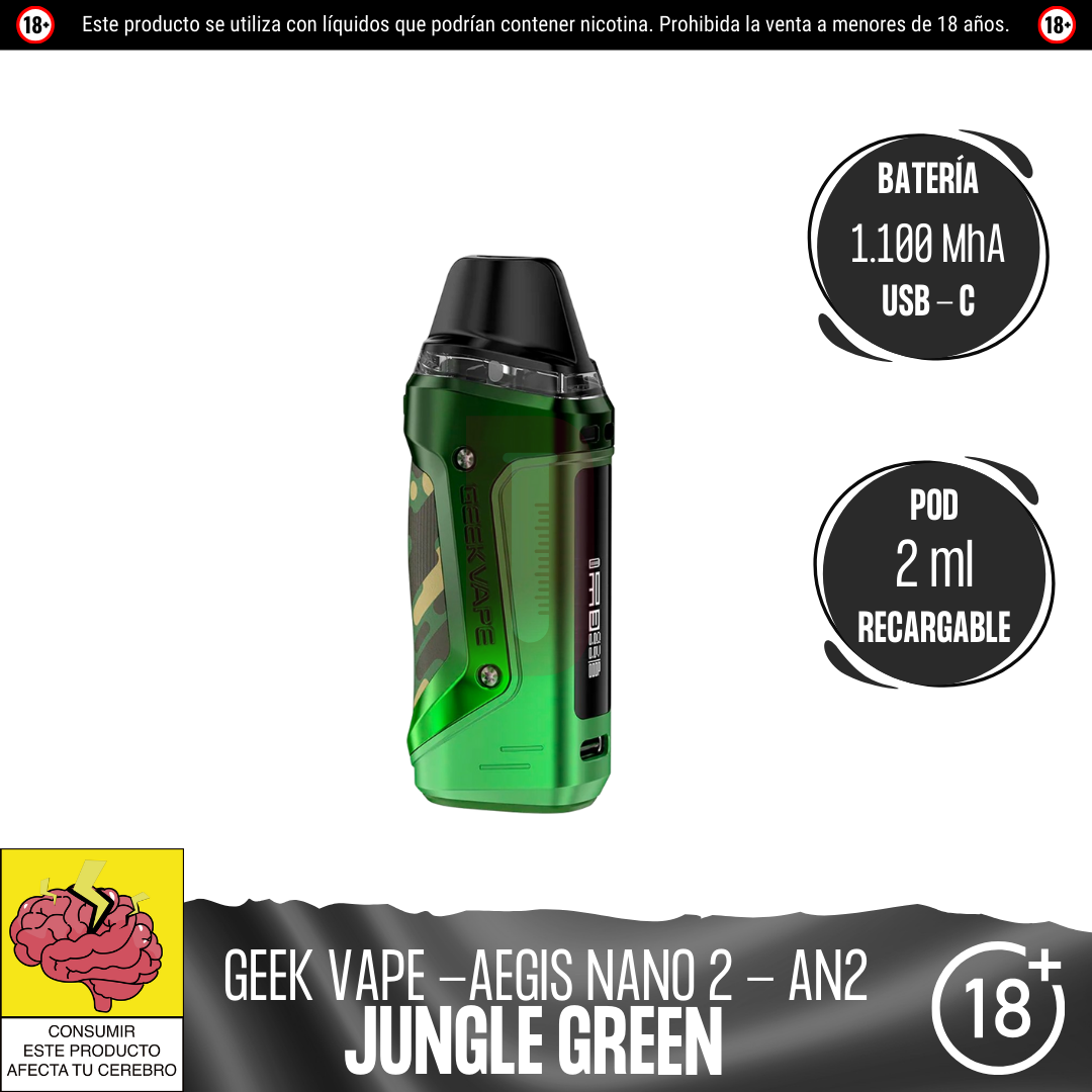 Geek Vape - AN2 (Aegis Nano 2) Pod Kit