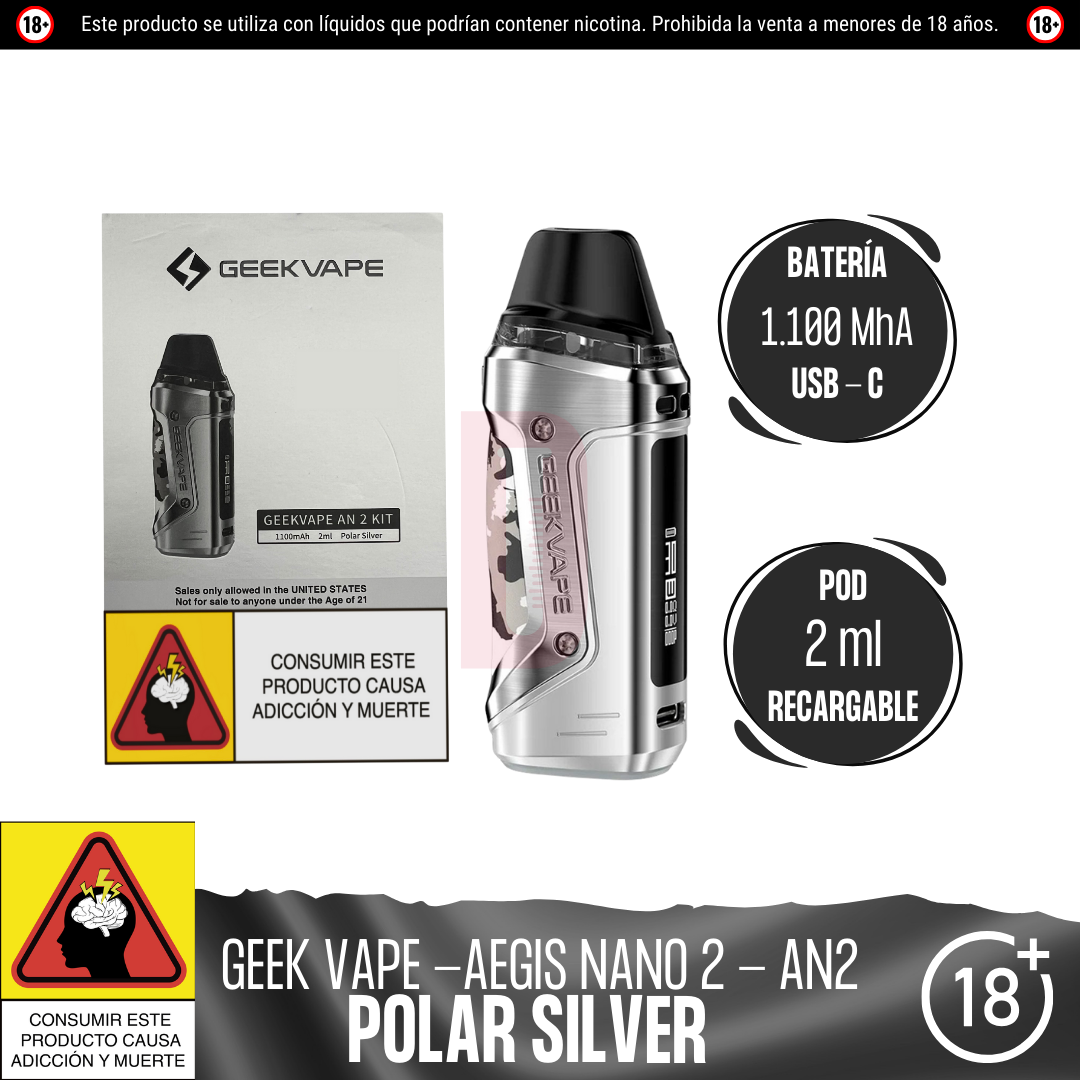 Geek Vape - AN2 (Aegis Nano 2) Pod Kit