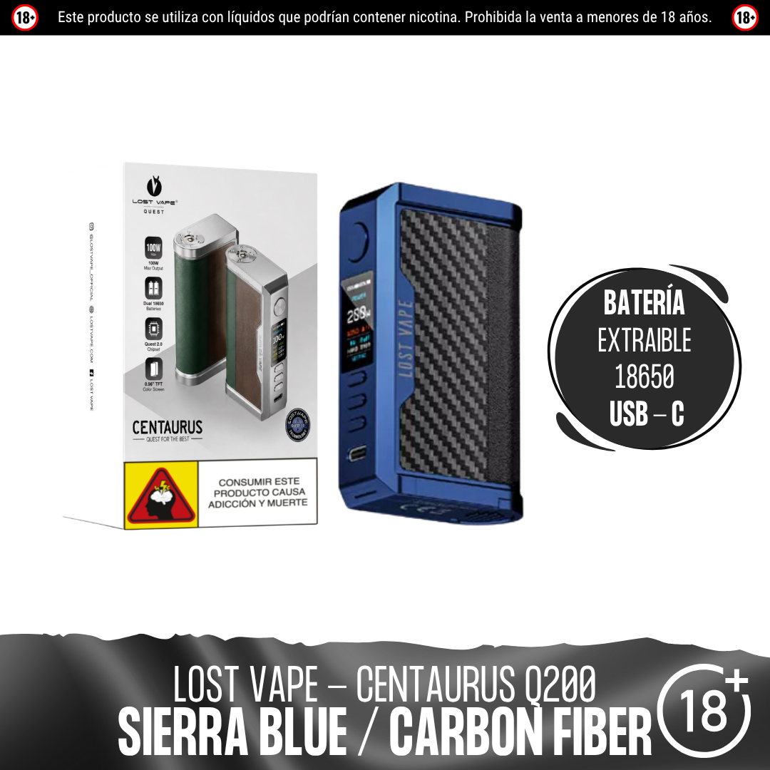 Lost Vape - Centaurus Q200 Box Mod