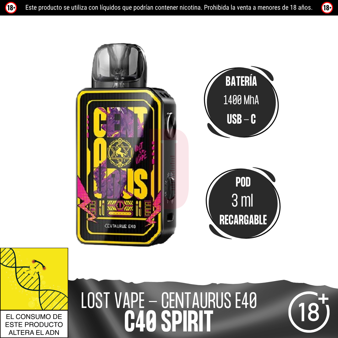 Lost Vape - Centaurus E40 Kit