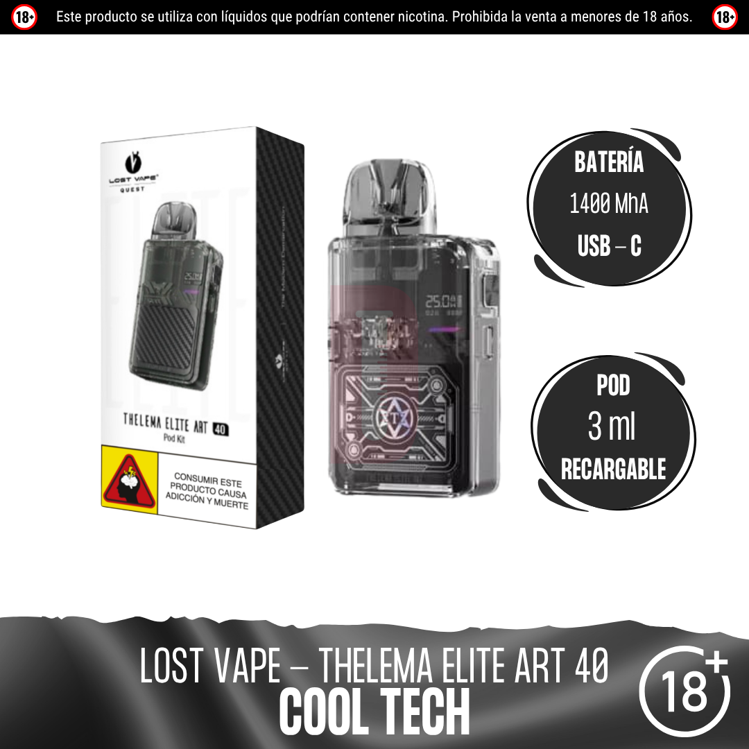 Lost Vape - Thelema Elite Art 40 Kit