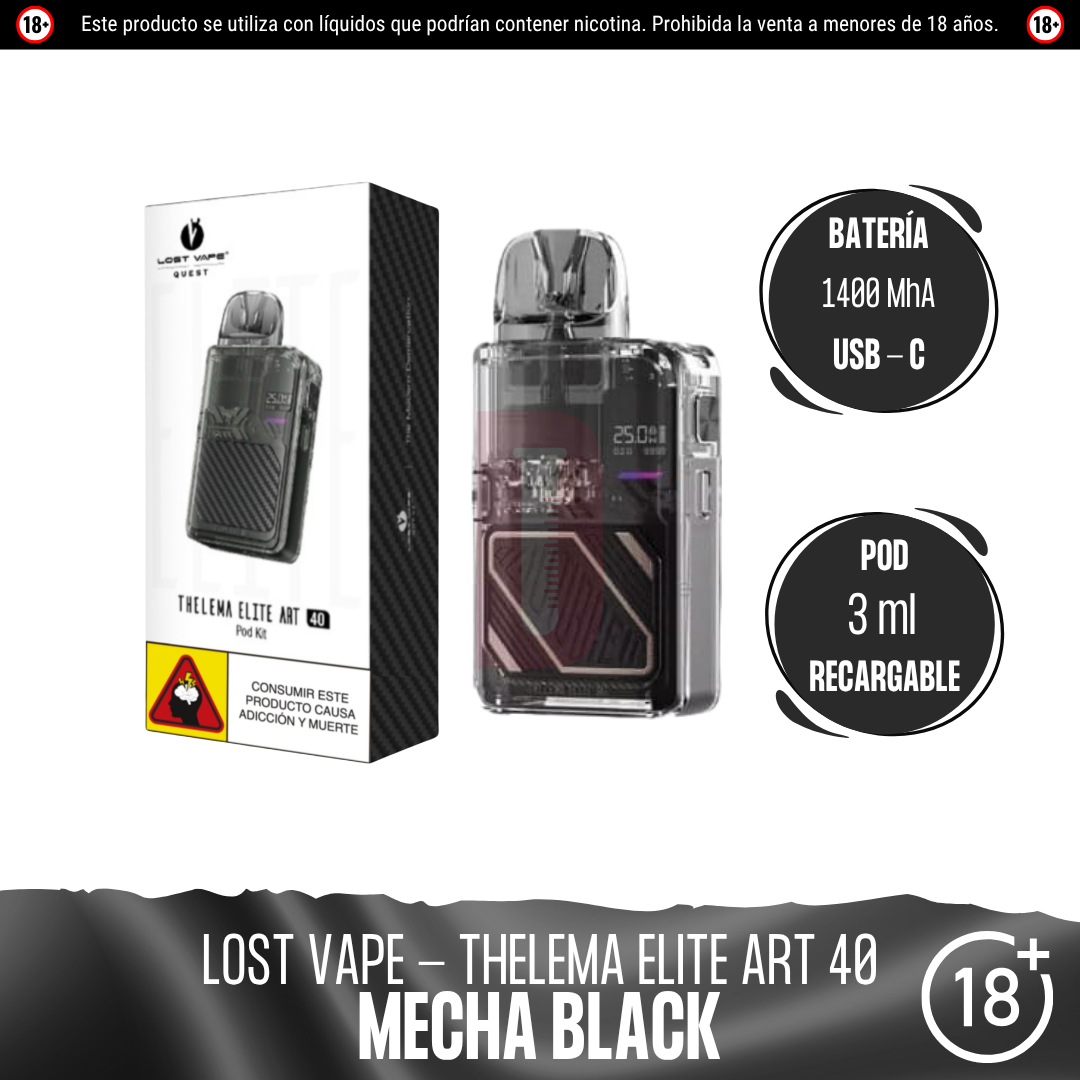 Lost Vape - Thelema Elite Art 40 Kit