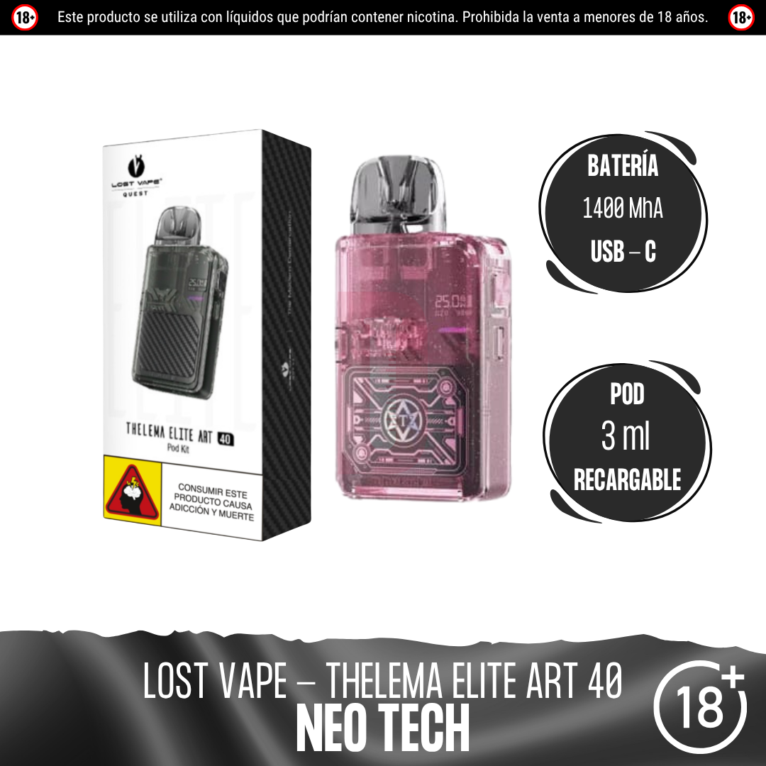Lost Vape - Thelema Elite Art 40 Kit