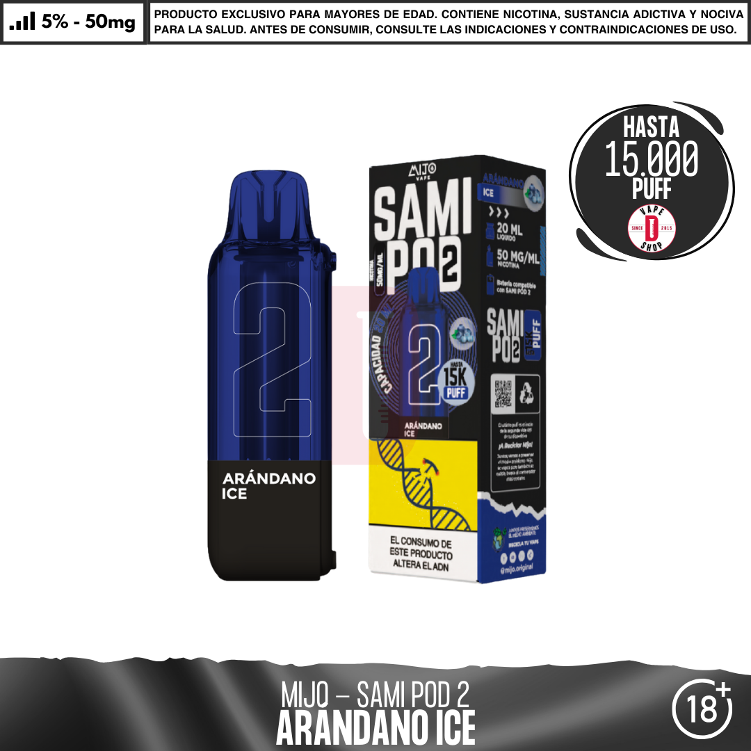 Mijo Vape - Sami pod 2 15000 PUFF