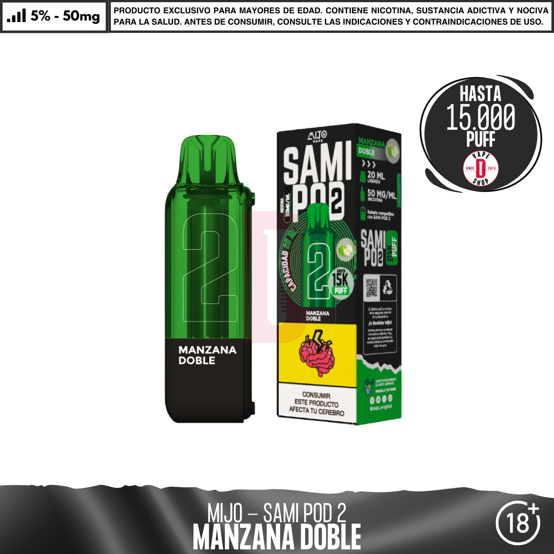 Mijo Vape - Sami pod 2 15000 PUFF