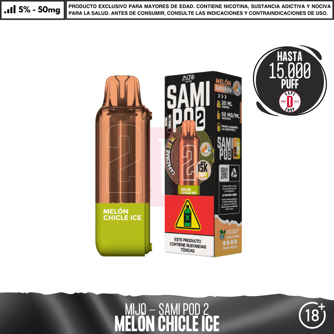 Mijo Vape - Sami pod 2 15000 PUFF