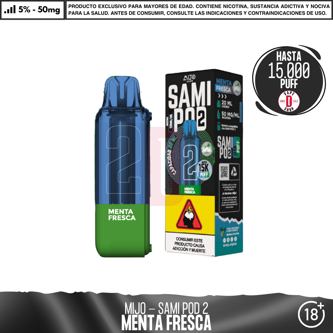 Mijo Vape - Sami pod 2 15000 PUFF