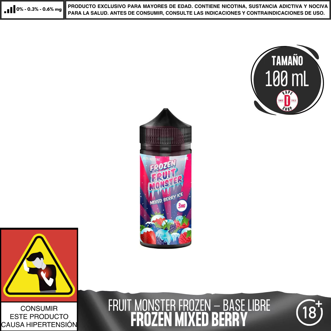 Frozen Fruit Monster Mixed Berry ice