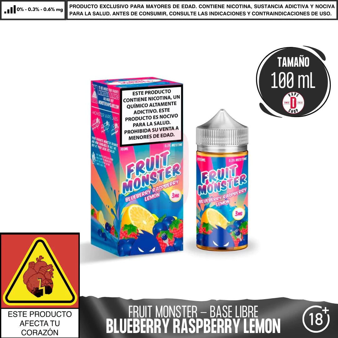 Fruit Monster Blueberry Raspberry Lemon