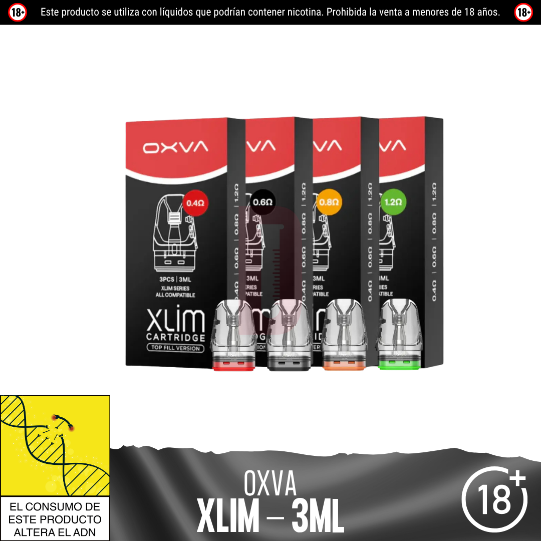 OXVA - Resistencias Xlim 3ml