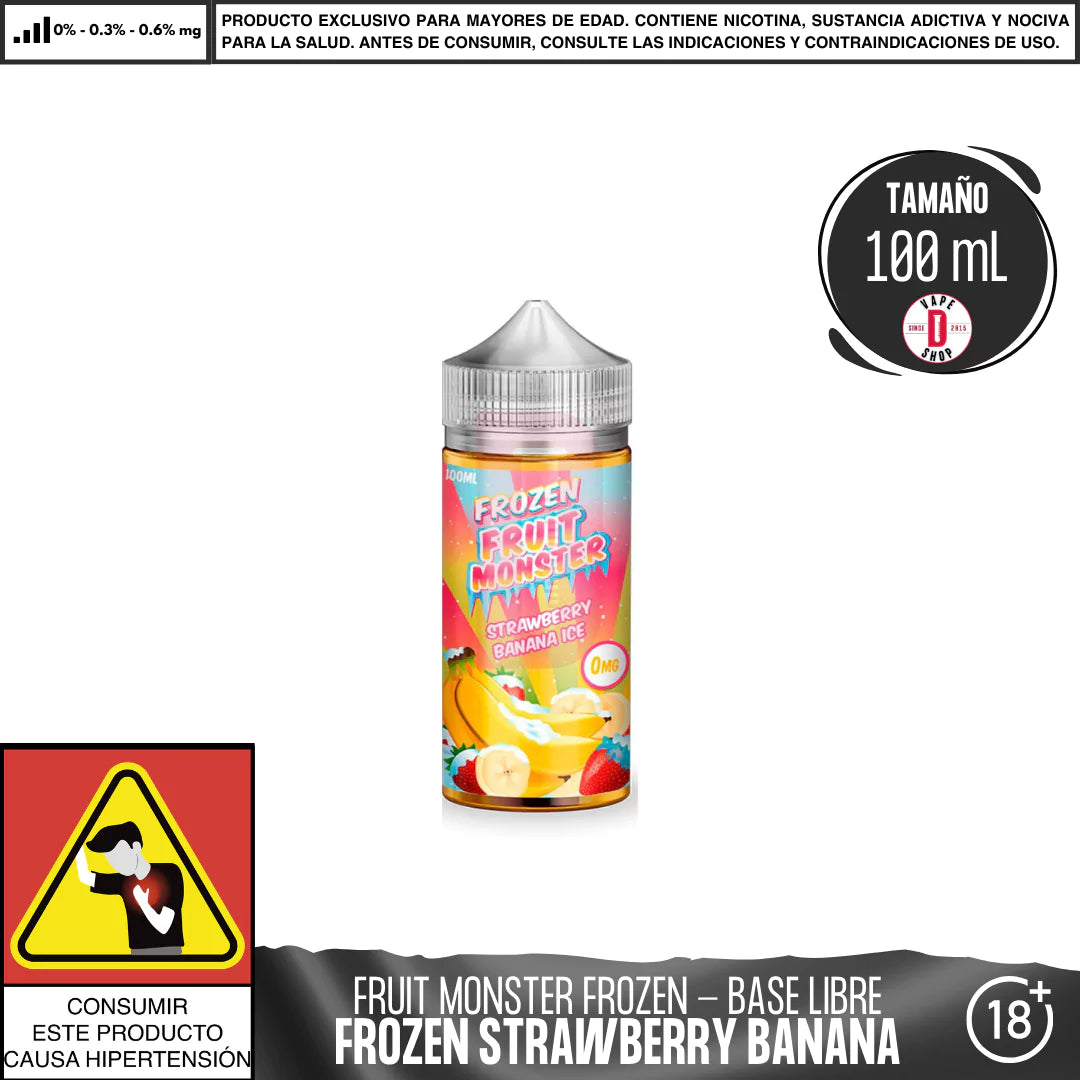 Frozen Fruit Monster Strawberry Banana Ice