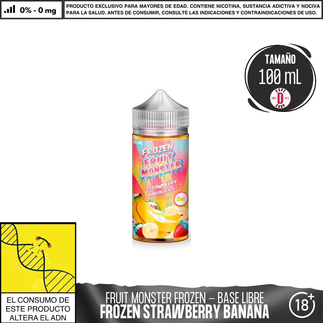 Frozen Fruit Monster Strawberry Banana Ice