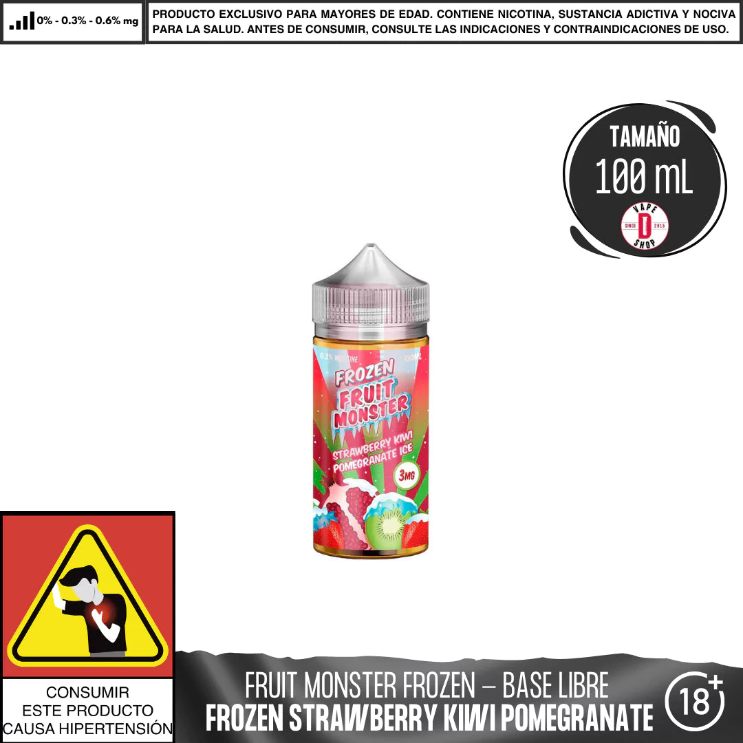 Frozen Fruit Monster Strawberry Kiwi Pomegranate Ice