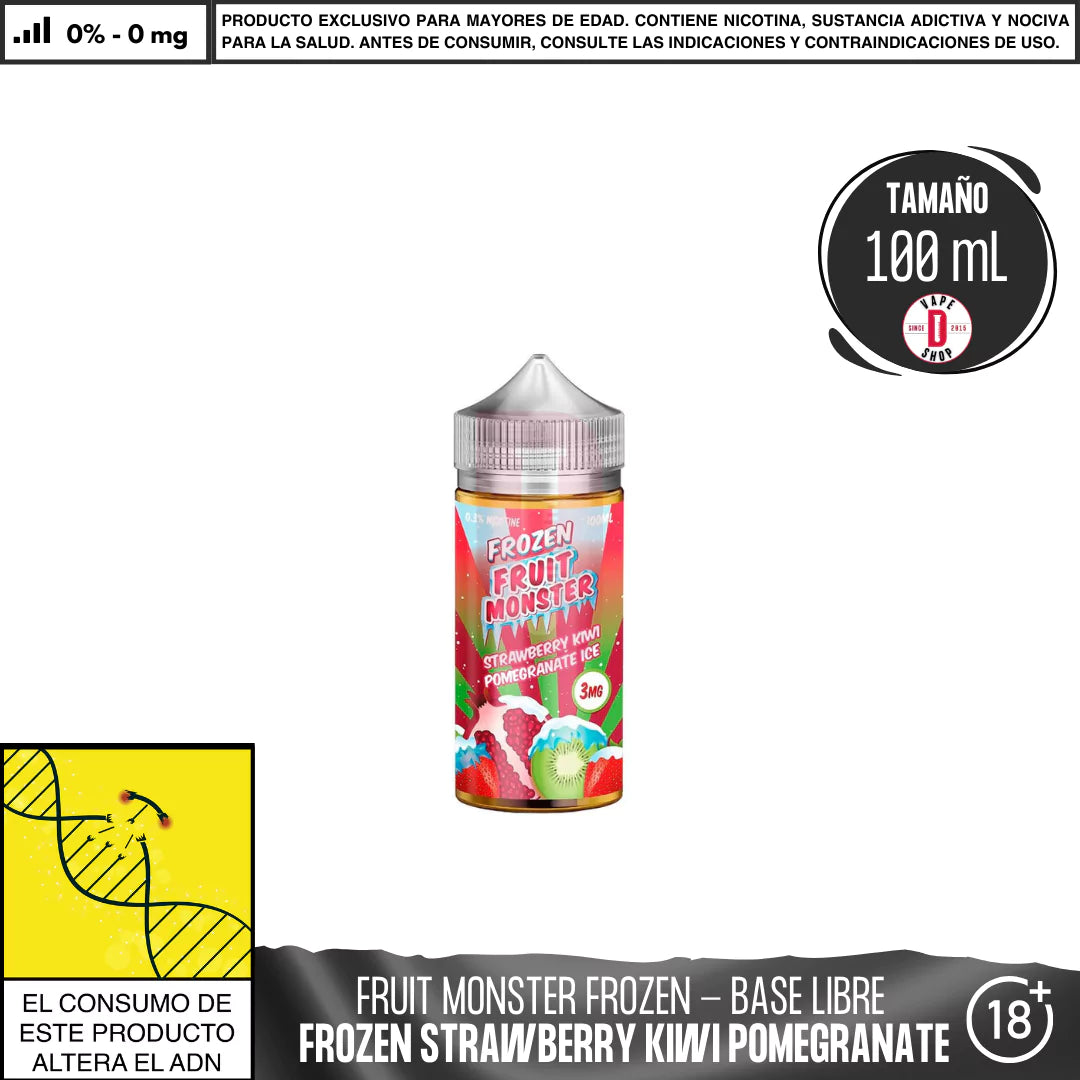 Frozen Fruit Monster Strawberry Kiwi Pomegranate Ice
