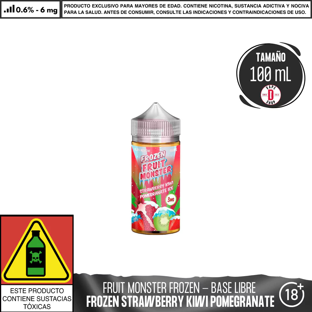 Frozen Fruit Monster Strawberry Kiwi Pomegranate Ice