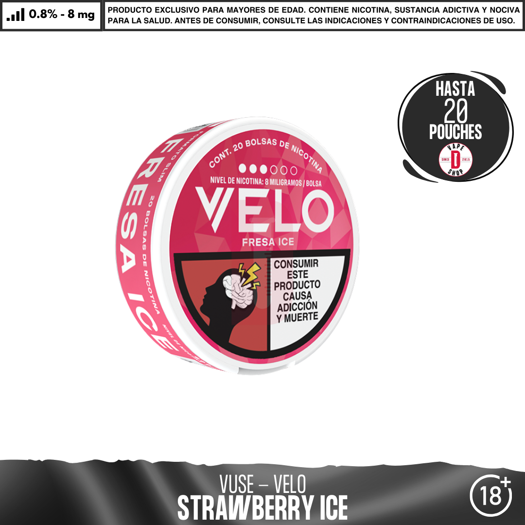 VELO - Pouches Bolsas de Nicotina