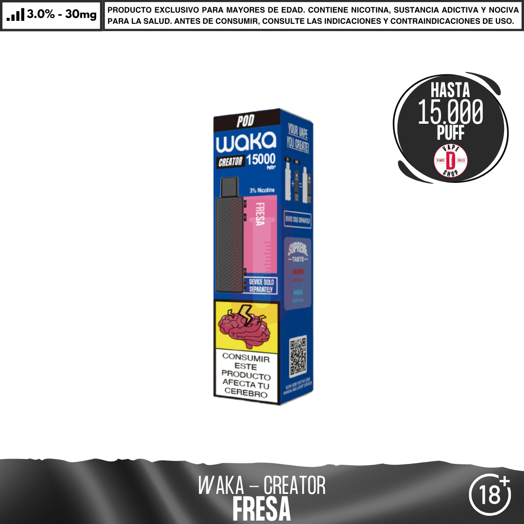 WAKA - Creator 15000 Puff
