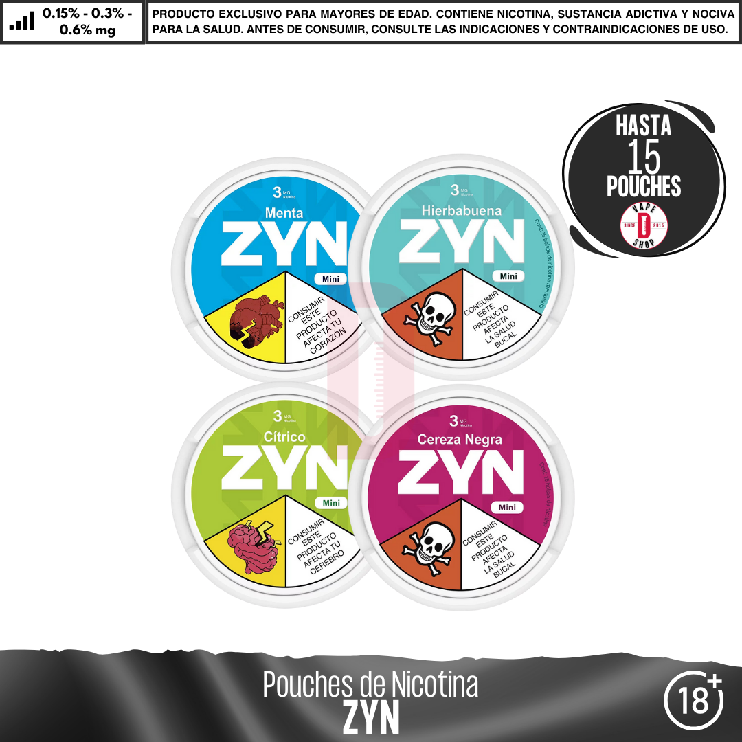 ZYN - Pouches Bolsas de Nicotina