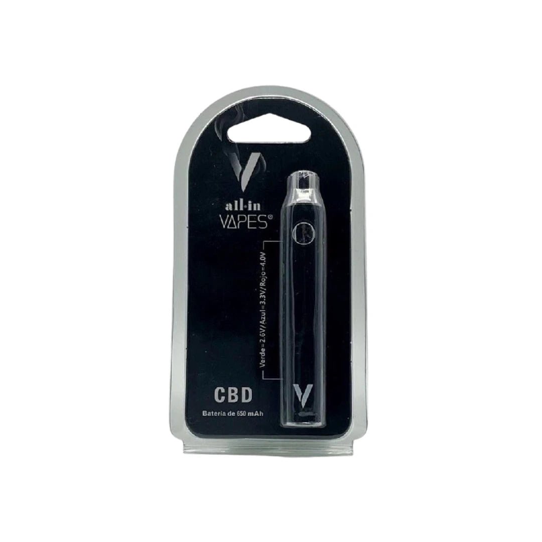 All In Vapes - CBD Batería 650 mAh - Baterías Destilados - All in vapes | BAD - ALI - CBD - 01