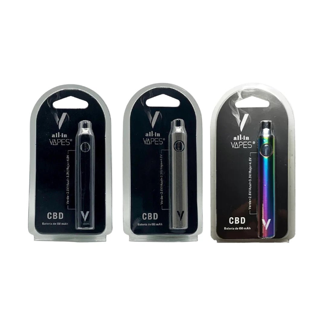 All In Vapes - CBD Batería 650 mAh - Baterías Destilados - All in vapes | BAD - ALI - CBD - 01