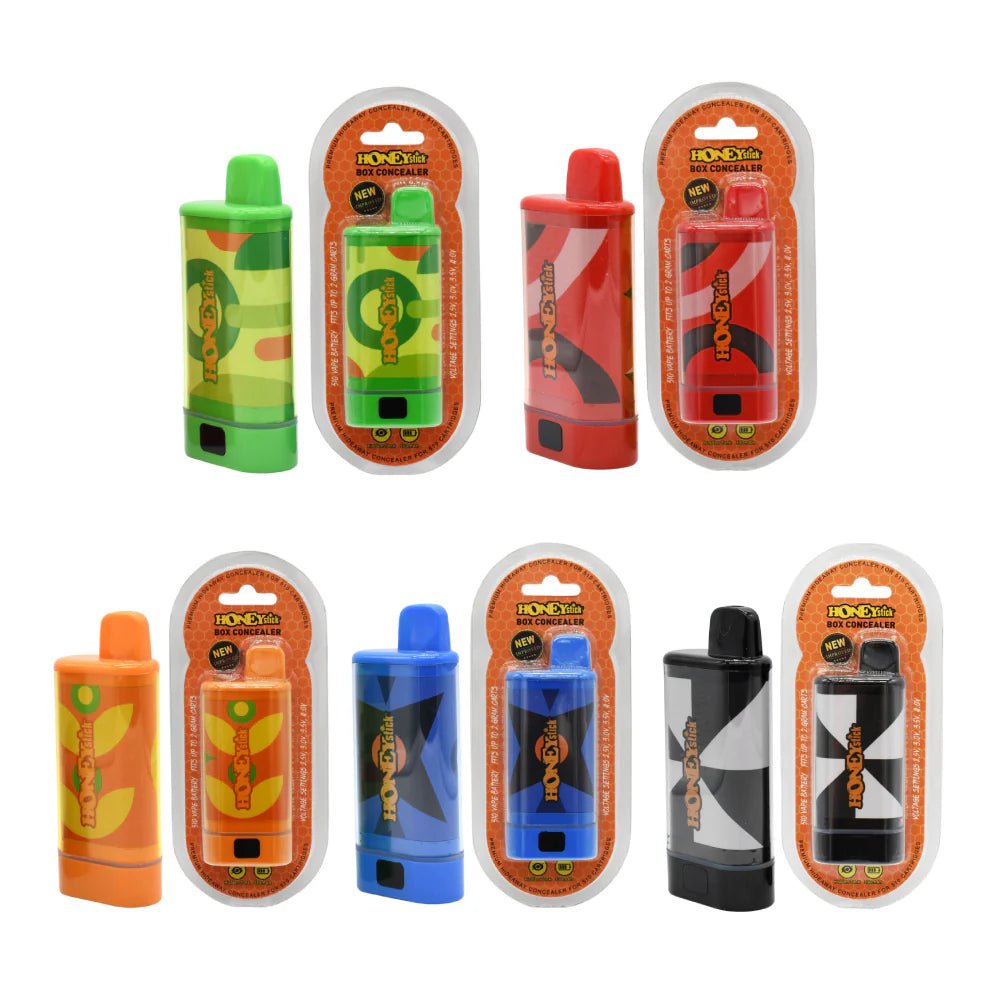 HoneyStick Box Concealer 550 mAh - Batería 510 Destilados - Baterías Destilados - HoneyStick | BAD-HOS-BOX-BL