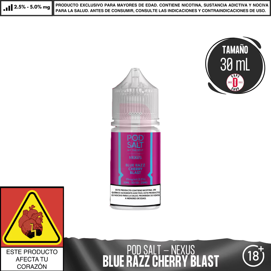 Blue Razz Cherry Blast Salts
